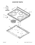 Diagram for 02 - Cooktop Parts