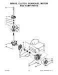 Diagram for 09 - Brake, Clutch, Gearcase, Motor And Pump Parts