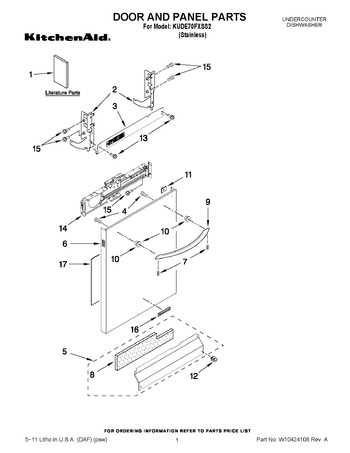 Diagram for KUDE70FXSS2