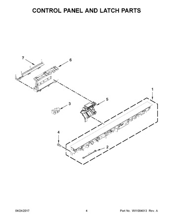 Diagram for KDTE204EWH4