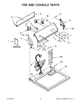 Diagram for 02 - Top And Console Parts