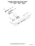 Diagram for 02 - Control Panel And Latch Parts