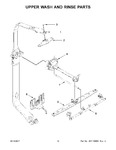 Diagram for 08 - Upper Wash And Rinse Parts