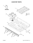 Diagram for 02 - Cooktop Parts