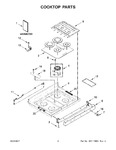 Diagram for 02 - Cooktop Parts