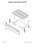 Diagram for 05 - Drawer And Broiler Parts