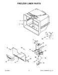 Diagram for 04 - Freezer Liner Parts