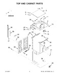 Diagram for 02 - Top And Cabinet Parts