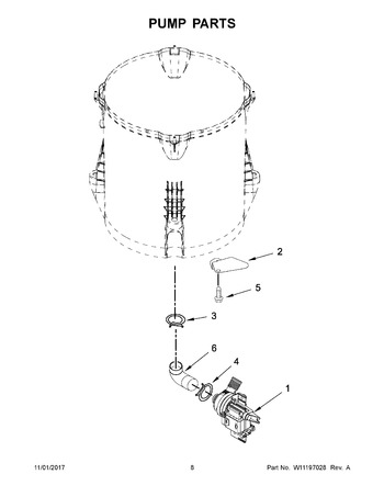 Diagram for WTW8000DW5