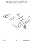 Diagram for 03 - Control Panel And Latch Parts