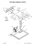 Diagram for 02 - Top And Console Parts