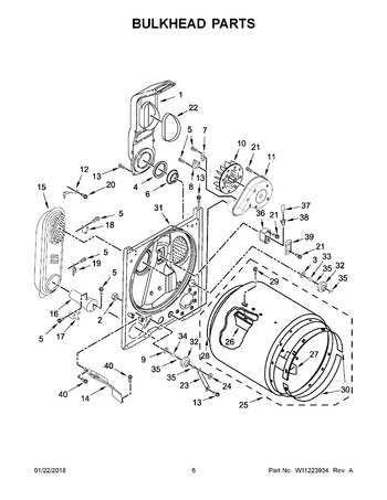 Diagram for WGD4850HW0