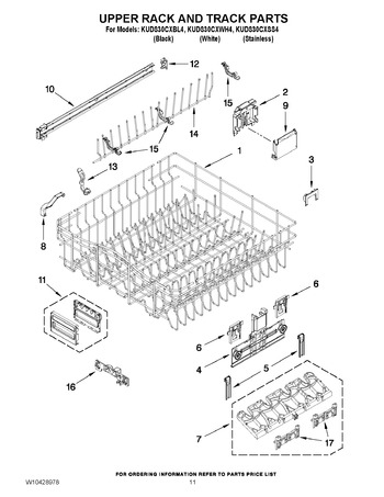 Diagram for KUDS30CXWH4