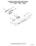 Diagram for 02 - Control Panel And Latch Parts