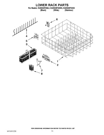 Diagram for KUDS35FXWH3