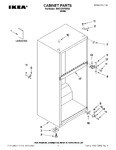 Diagram for 01 - Cabinet Parts