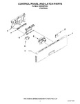 Diagram for 02 - Control Panel And Latch Parts