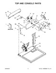 Diagram for 02 - Top And Console Parts