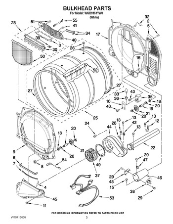 Diagram for WGD9151YW0