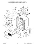 Diagram for 04 - Refrigerator Liner Parts