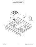 Diagram for 02 - Cooktop Parts