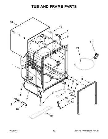 Diagram for WDT720PADH3