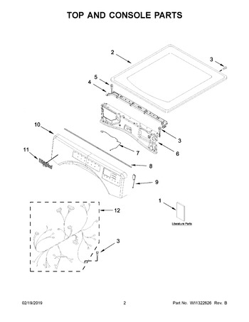 Diagram for WGD8620HC0