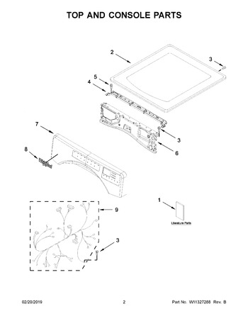 Diagram for WGD9620HBK0