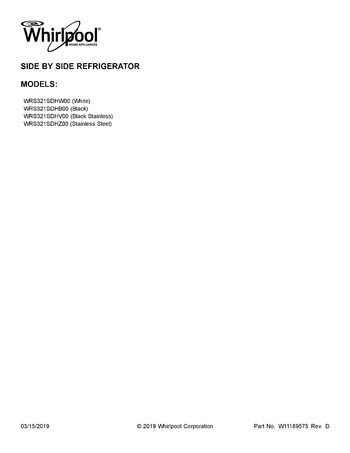 Diagram for WRS321SDHZ00