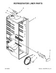 Diagram for 03 - Refrigerator Liner Parts