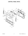 Diagram for 03 - Control Panel Parts