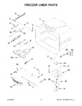 Diagram for 04 - Freezer Liner Parts