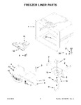 Diagram for 04 - Freezer Liner Parts