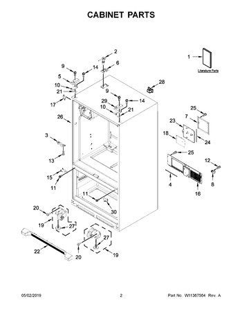 Diagram for WRF550CDHZ02