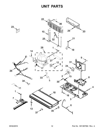 Diagram for WRF550CDHZ02