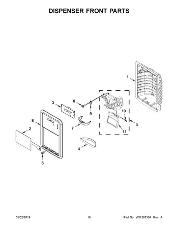 Diagram for WRF550CDHZ02