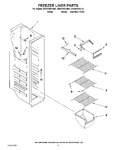 Diagram for 04 - Freezer Liner Parts