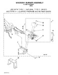 Diagram for 04 - W10293911 Burner Assembly