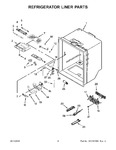 Diagram for 03 - Refrigerator Liner Parts