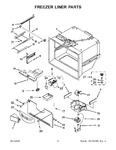 Diagram for 04 - Freezer Liner Parts