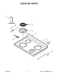 Diagram for 02 - Cooktop Parts