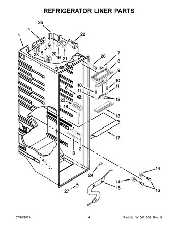 Diagram for WSF26C3EXB01