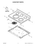 Diagram for 02 - Cooktop Parts