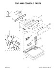 Diagram for 02 - Top And Console Parts