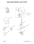 Diagram for 02 - Base And Pedestal Unit Parts