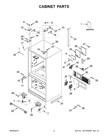 Diagram for WRF954CIHZ02