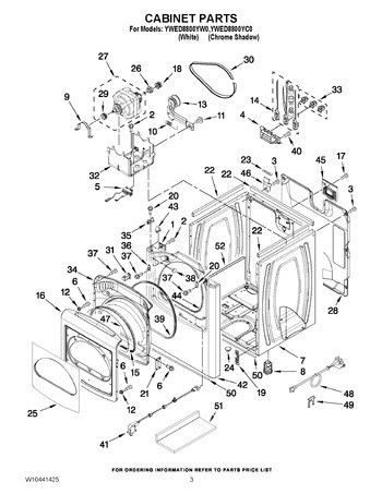 Diagram for YWED8800YC0