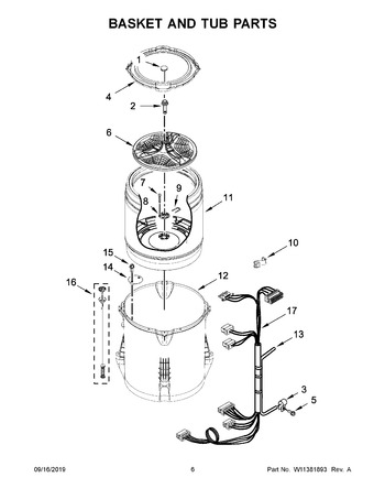 Diagram for WTW5000DW3