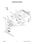 Diagram for 02 - Cooktop Parts