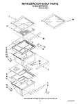 Diagram for 03 - Refrigerator Shelf Parts